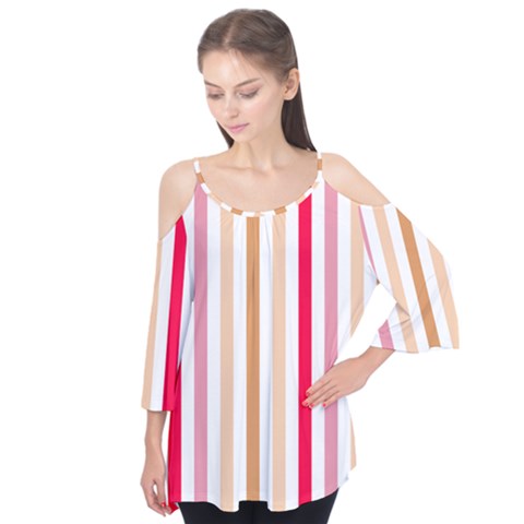 Stripe Pattern Flutter Tees by GardenOfOphir