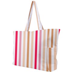 Stripe Pattern Simple Shoulder Bag by GardenOfOphir