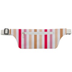 Stripe Pattern Active Waist Bag by GardenOfOphir