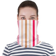 Stripe Pattern Face Seamless Bandana (adult) by GardenOfOphir