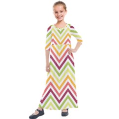 Pattern 40 Kids  Quarter Sleeve Maxi Dress