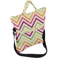 Pattern 40 Fold Over Handle Tote Bag by GardenOfOphir