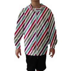 Pattern 47 Kids  Hooded Windbreaker by GardenOfOphir