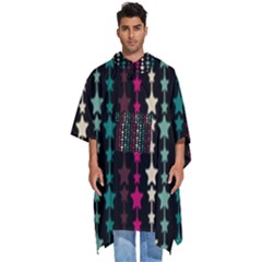 Pattern 48 Men s Hooded Rain Ponchos by GardenOfOphir