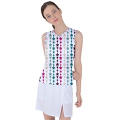 Pattern 49 Women s Sleeveless Sports Top by GardenOfOphir