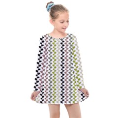 Pattern 51 Kids  Long Sleeve Dress by GardenOfOphir