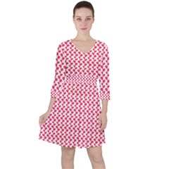 Pattern 55 Quarter Sleeve Ruffle Waist Dress by GardenOfOphir
