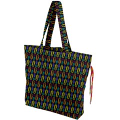 Pattern 61 Drawstring Tote Bag
