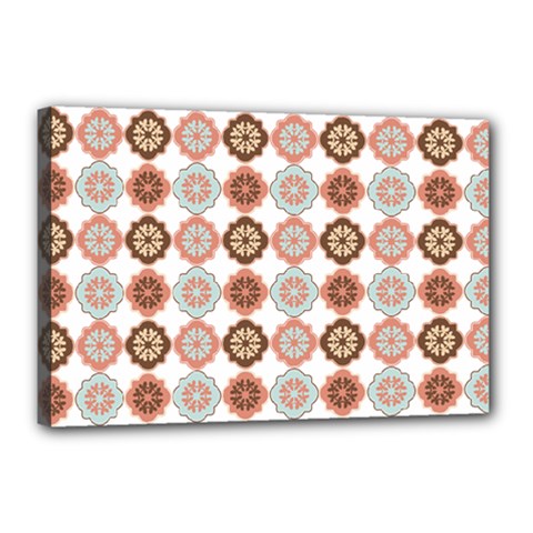 Trendy Pattern Canvas 18  X 12  (stretched) by GardenOfOphir