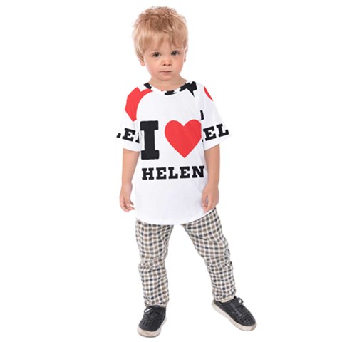 I Love Helen Kids  Raglan Tee by ilovewhateva