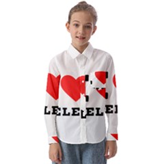 I Love Helen Kids  Long Sleeve Shirt by ilovewhateva