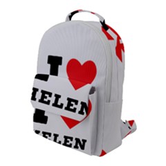 I Love Helen Flap Pocket Backpack (large) by ilovewhateva