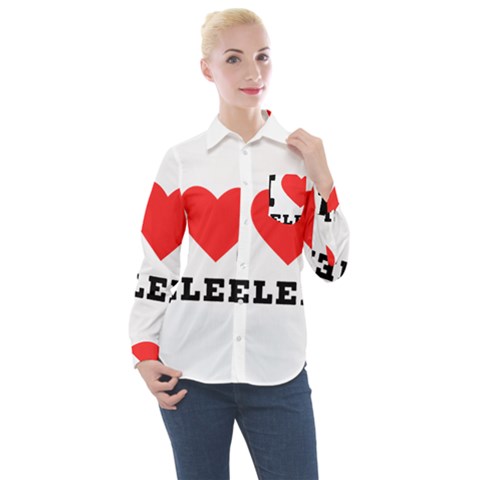 I Love Helen Women s Long Sleeve Pocket Shirt by ilovewhateva