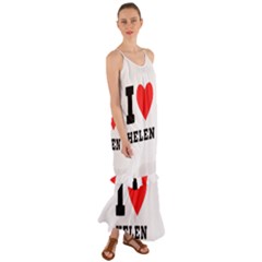 I Love Helen Cami Maxi Ruffle Chiffon Dress by ilovewhateva