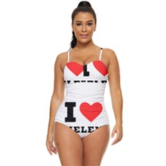 I Love Helen Retro Full Coverage Swimsuit