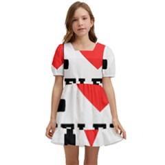 I Love Helen Kids  Short Sleeve Dolly Dress by ilovewhateva