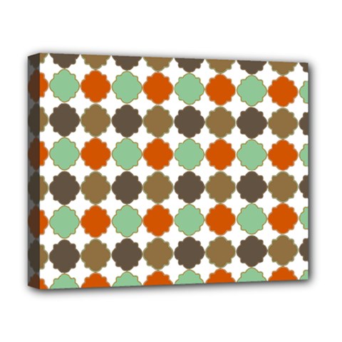 Stylish Pattern Deluxe Canvas 20  X 16  (stretched) by GardenOfOphir