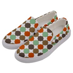 Stylish Pattern Men s Canvas Slip Ons