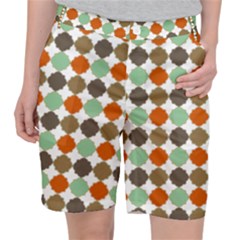 Stylish Pattern Women s Pocket Shorts