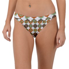 Pattern Band Bikini Bottoms