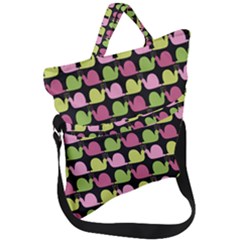 Slugs Ii Fold Over Handle Tote Bag by GardenOfOphir