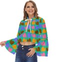 Slugs Boho Long Bell Sleeve Top View2