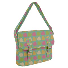 Slugs Pattern Buckle Messenger Bag by GardenOfOphir