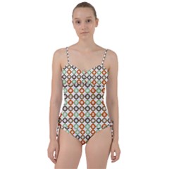 Quatrefoil Sweetheart Tankini Set by GardenOfOphir