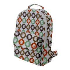 Quatrefoil Flap Pocket Backpack (large) by GardenOfOphir