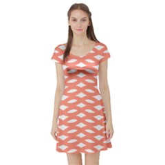 Lattice Iv Short Sleeve Skater Dress