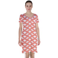 Lattice Iv Short Sleeve Nightdress