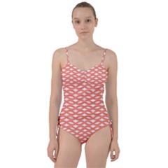 Lattice Iv Sweetheart Tankini Set