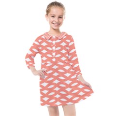 Lattice Iv Kids  Quarter Sleeve Shirt Dress