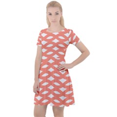 Lattice Iv Cap Sleeve Velour Dress 