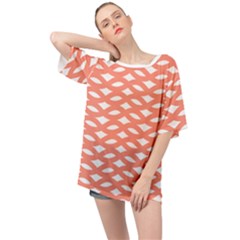 Lattice Iv Oversized Chiffon Top