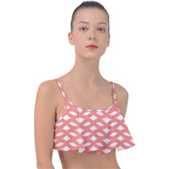 Lattice Iv Frill Bikini Top