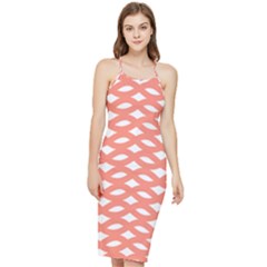 Lattice Iv Bodycon Cross Back Summer Dress