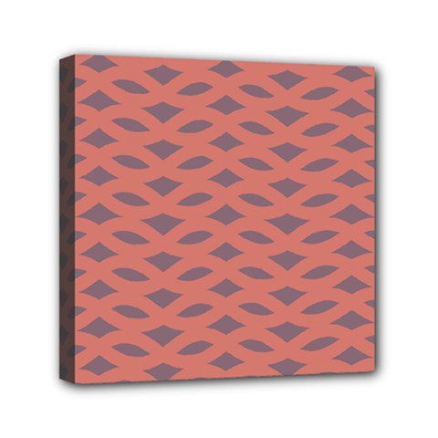 Lattice Iii Mini Canvas 6  X 6  (stretched) by GardenOfOphir