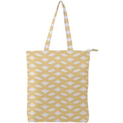 Lattice Ii Double Zip Up Tote Bag