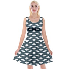 Lattice Pattern Reversible Velvet Sleeveless Dress by GardenOfOphir