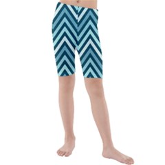 Chevron Vi Kids  Mid Length Swim Shorts