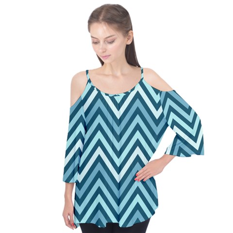 Chevron Vi Flutter Tees by GardenOfOphir