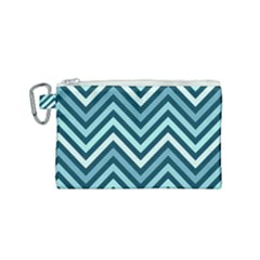 Chevron Vi Canvas Cosmetic Bag (small) by GardenOfOphir