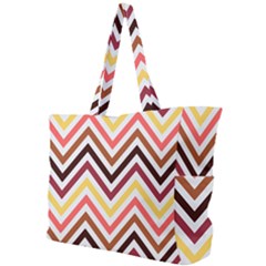 Chevron V Simple Shoulder Bag by GardenOfOphir