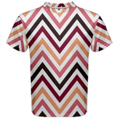 Chevron Iv Men s Cotton Tee by GardenOfOphir