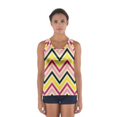 Chevron I Sport Tank Top  by GardenOfOphir