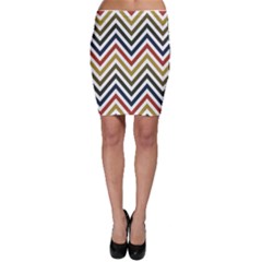 Chevron Ii Bodycon Skirt by GardenOfOphir