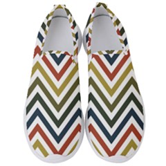 Chevron Ii Men s Slip On Sneakers by GardenOfOphir