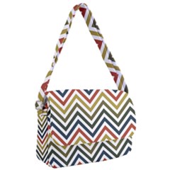 Chevron Ii Courier Bag by GardenOfOphir