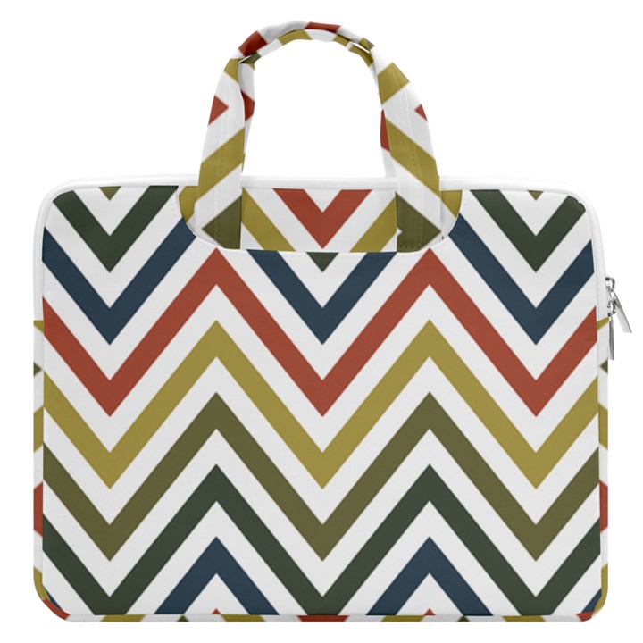 Chevron Ii MacBook Pro 13  Double Pocket Laptop Bag